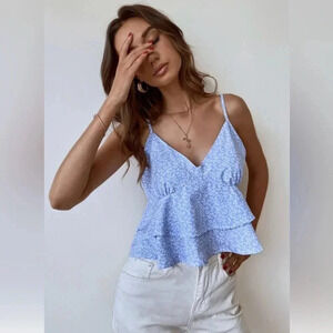 OCEAN DRIVE‎ Vibrant Heart Summer Tank Top NWT Medium